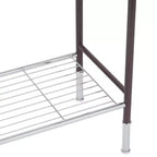 Porte-serviettes double ligne gris