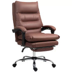 Chaise de bureau de massage vibrante, dossier inclinable, repose-pieds, chaise d'ordinateur confortable en microfibre