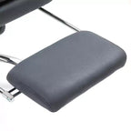 Chaise de bureau de massage vibrante, dossier inclinable, repose-pieds, chaise d'ordinateur confortable en microfibre