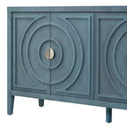 avec poignée de porte ronde en métal à rainure circulaire pour salon, entrée, salle à manger