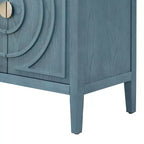 avec poignée de porte ronde en métal à rainure circulaire pour salon, entrée, salle à manger
