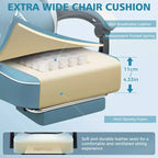 Chaise de massage gaming en cuir Fauteuil de bureau ergonomique avec repose-pieds et réglable