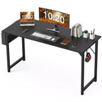 55 Inch Game Computer Desk with Storage, Home Office Modern Simple Style PC Table for Youth Student Adult