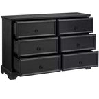 Meuble d'appoint de 80 cm de haut avec 6 tiroirs