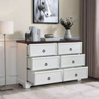 Meuble d'appoint de 80 cm de haut avec 6 tiroirs