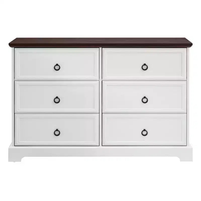 Meuble d'appoint de 80 cm de haut avec 6 tiroirs
