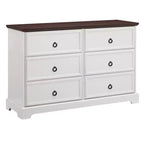 Meuble d'appoint de 80 cm de haut avec 6 tiroirs