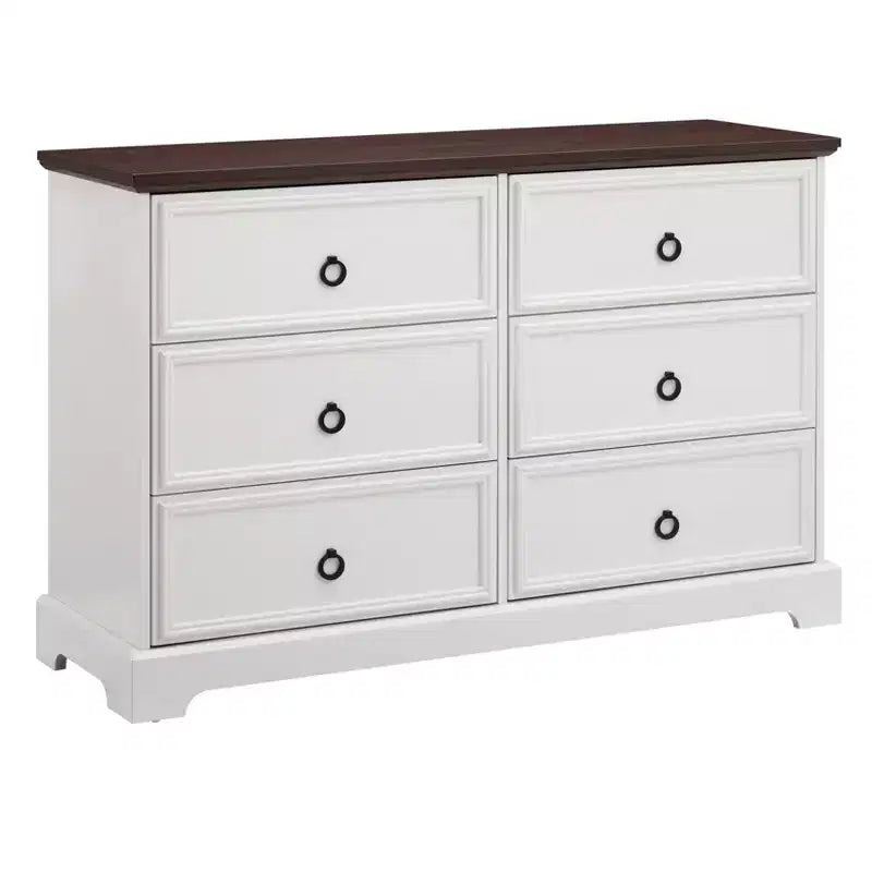Meuble d'appoint de 80 cm de haut avec 6 tiroirs