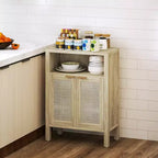 Buffet bahut de salle à manger avec rangement, meuble d'appoint moderne avec étagère réglable, meuble bar