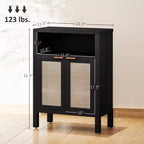 Buffet bahut de salle à manger avec rangement, meuble d'appoint moderne avec étagère réglable, meuble bar