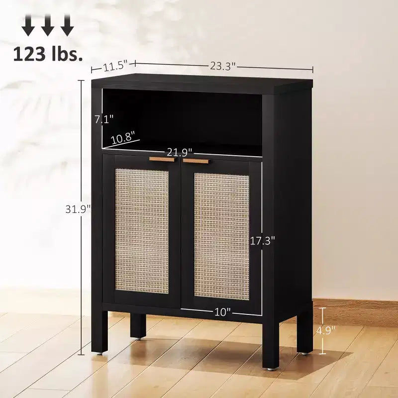 Buffet bahut de salle à manger avec rangement, meuble d'appoint moderne avec étagère réglable, meuble bar