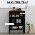 Buffet bahut de salle à manger avec rangement, meuble d'appoint moderne avec étagère réglable, meuble bar