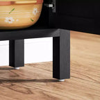 Buffet bahut de salle à manger avec rangement, meuble d'appoint moderne avec étagère réglable, meuble bar
