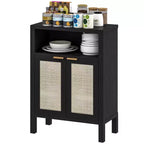 Sideboard Buffet Cabinet with Storage, Modern Accent Cabinet with Adjustable Shelf Bar Cabinet