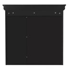 Armoire à pharmacie rectangulaire en MDF de 30 po L x 28 po H avec miroir, tablette réglable, charnières à fermeture amortie et étagères ouvertes