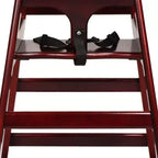 Chaises de salle à manger, Rehausseur de chaise pour bébé, Chaise haute pour bébé, Bois massif double, Facile à nettoyer