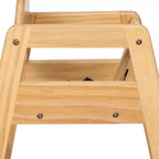 Chaises de salle à manger, Rehausseur de chaise pour bébé, Chaise haute pour bébé, Bois massif double, Facile à nettoyer