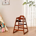 Chaises de salle à manger, Rehausseur de chaise pour bébé, Chaise haute pour bébé, Bois massif double, Facile à nettoyer