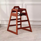 Chaises de salle à manger, Rehausseur de chaise pour bébé, Chaise haute pour bébé, Bois massif double, Facile à nettoyer