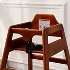 Chaises de salle à manger, Rehausseur de chaise pour bébé, Chaise haute pour bébé, Bois massif double, Facile à nettoyer