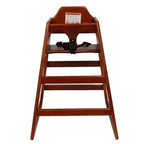 Chaises de salle à manger, Rehausseur de chaise pour bébé, Chaise haute pour bébé, Bois massif double, Facile à nettoyer