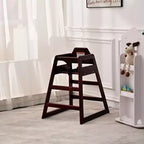 Chaises de salle à manger, Rehausseur de chaise pour bébé, Chaise haute pour bébé, Bois massif double, Facile à nettoyer
