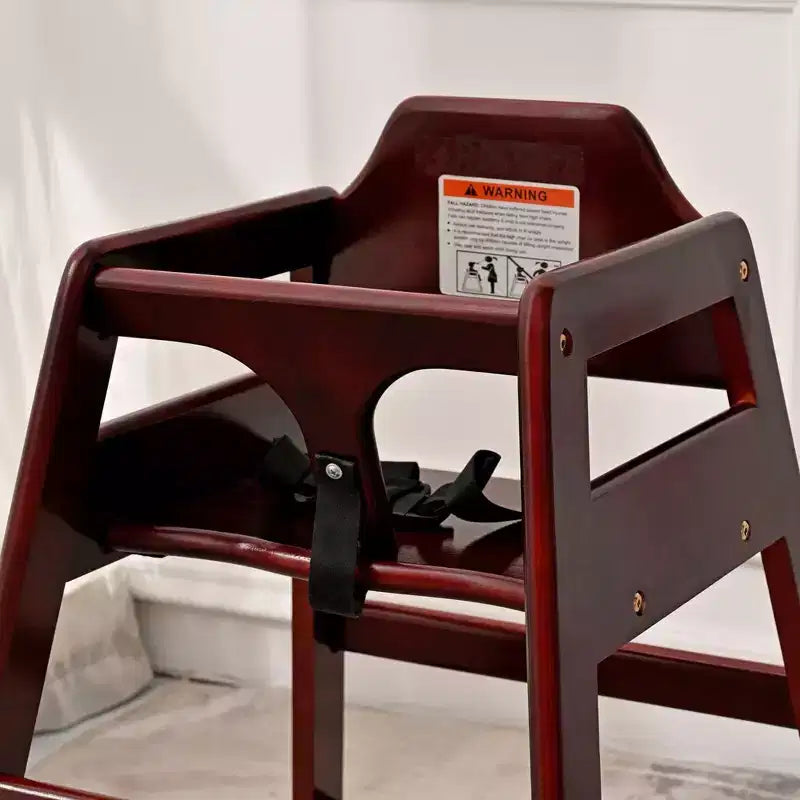 Chaises de salle à manger, Rehausseur de chaise pour bébé, Chaise haute pour bébé, Bois massif double, Facile à nettoyer