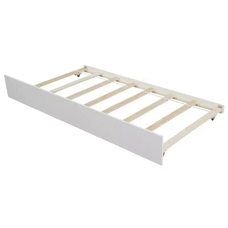 avec Trundle, Cadre de Lit en Bois avec Tête et Pied de Lit pour Chambre à Coucher