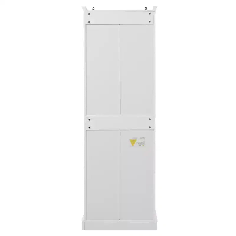 Meuble de rangement de salle de bain sur pied avec tiroir, étagères réglables, portes à charnières amorties, finition peinte durable, blanc