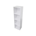 Étagère bibliothèque en bois à 4 niveaux de 106,5 cm de hauteur avec étagères réglables