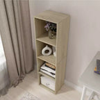 Étagère bibliothèque en bois à 4 niveaux de 106,5 cm de hauteur avec étagères réglables