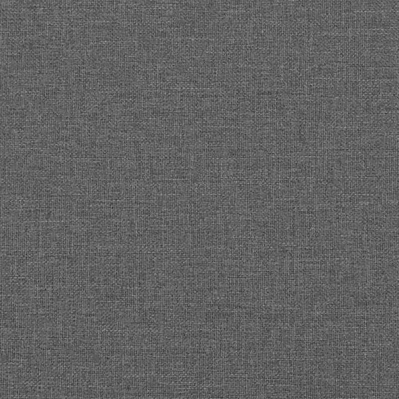 Canapé 3 places gris foncé 100% polyester, métal, textilène, mousse