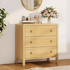 GustoWave 3/5 Drawer Dresser for Bedroom, 30.4 Tall Dresser with Large Drawers, Wooden Closet Chest Storage for Living Room, Hallway