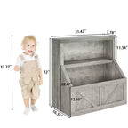 Étagère à Livres pour Enfants, Armoire de Rangement avec Dispositif Anti-Basculement, Boîte de Rangement Étanche pour Tout-Petits pour Crèche, Salle de Jeux, Chambre à Coucher, Couloir