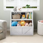 Étagère à Livres pour Enfants, Armoire de Rangement avec Dispositif Anti-Basculement, Boîte de Rangement Étanche pour Tout-Petits pour Crèche, Salle de Jeux, Chambre à Coucher, Couloir