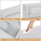Étagère à Livres pour Enfants, Armoire de Rangement avec Dispositif Anti-Basculement, Boîte de Rangement Étanche pour Tout-Petits pour Crèche, Salle de Jeux, Chambre à Coucher, Couloir