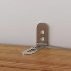 Armoire de cuisine en bois - Meuble de rangement avec étagères réglables et tiroirs, finition magnétique ton bois