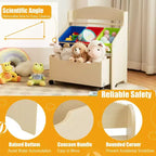 Meuble de rangement en bois pour jouets d'enfants avec bac roulant et bacs en plastique Naturel/Expresso